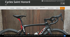 Desktop Screenshot of cyclesainthonore.fr